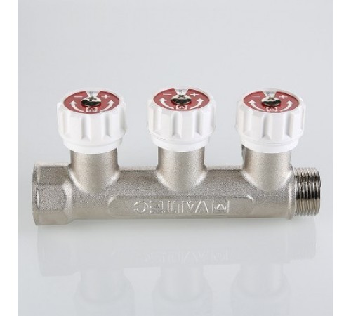 Коллектор с вентилями 3/4"х1/2" 4 вых. Valtec