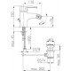 Смеситель для биде Armatura Kwarc 4207-014-00