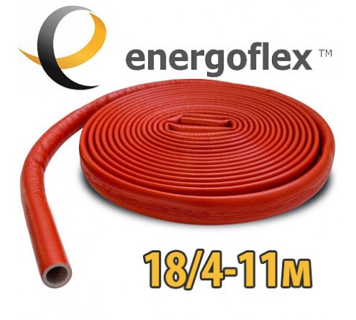 Теплоизоляция для труб ENERGOFLEX SUPER PROTECT красная 18/4-11м