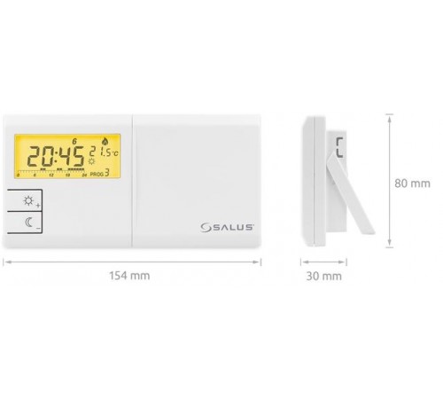 Термостат недельный Salus 091 FL v2 проводной