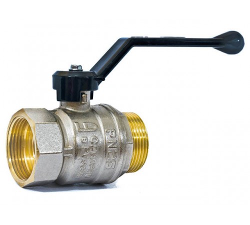Кран шаровый 1 1/2" стандарт нар.-вн. ручка PN 25 LD