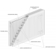 Стальной радиатор Royal Thermo COMPACT тип 22 500x500 с боковым подключением