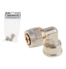 Колено 16(2,0)х1/2" вн. для трубы PEX AV Engineering
