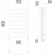 Классик П8 500х800 Полотенцесушитель TERMINUS