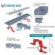 Трап линейный STARLINE BASE 50см с регулируемым на 360° отводом d 50mm