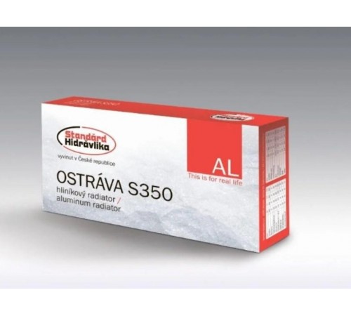 Алюминиевый радиатор Standard Hidravlika Ostrava S350 10 секц.