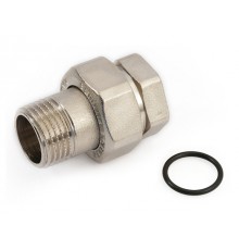 Американка прямая вн.-нар. 3/4" с уплотнительным кольцом, ник General Fittings