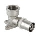 Колено с креплением Valtec вн. 26х3/4" пресс