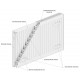 Стальной радиатор Лемакс Compact тип 11 300x1200 с боковым подключением