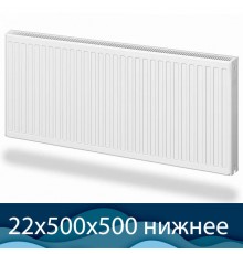 Стальной радиатор Buderus Logatrend VK-Profil 22 500x500 с нижним подключением