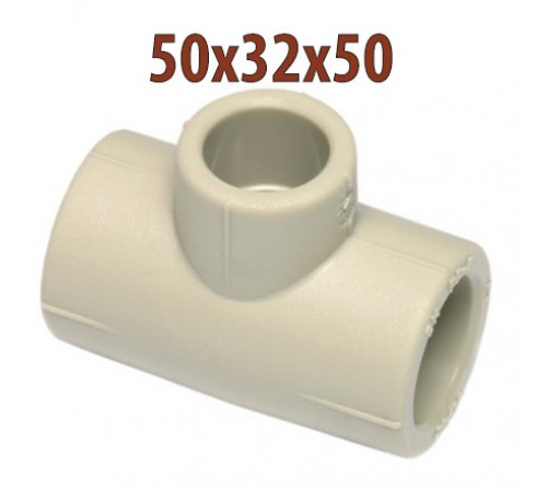 Тройник ПП редукционный Wavin Ekoplastik 50х32х50