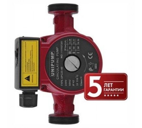 Циркуляционный насос UNIPUMP UPС 25-40 130
