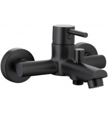 Смеситель для ванны с коротким изливом черный Armatura Neda Black 5824-010-81