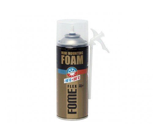 Пена монтажная бытовая всесезонная FOME FLEX "Mounting Foam" (230мл) (Выход около 12л)