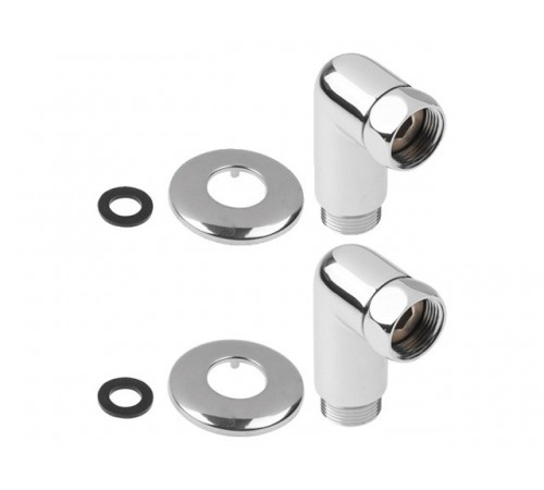 Американка угловая 1" вн. х1" нар. (2 шт. в уп.) SMART (для полотенцесушителя)