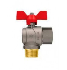 Кран шаровый F.I.V.  BН 3/4" Красный, EVOLUTION, полнопроходной
