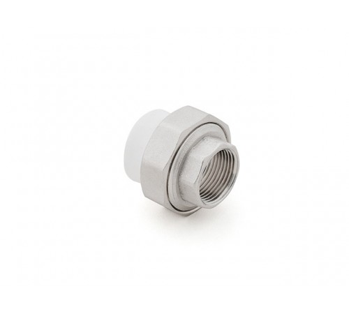 Американка ПП внутр. резьба 20х1/2", белый РосТурПласт
