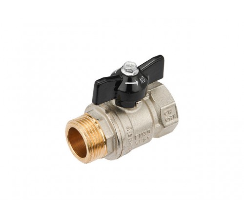 Кран шаровый 3/4" стандарт нар.-вн. бабочка General Fittings Кран шаровый 3/4" стандарт нар.-вн. бабочка General Fittings