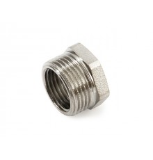 Переход шестиугольный нар.-вн. 1/2"x3/8" ХРОМ General Fittings (футорка)
