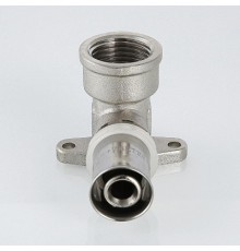 Колено с креплением Valtec вн. 16х1/2" пресс