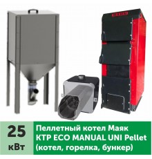 Пеллетный котел МАЯК КТР Eco Manual Uni Pellet 25 кВт