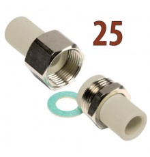Разборное соединение ПП Wavin Ekoplastik 25