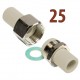 Разборное соединение ПП Wavin Ekoplastik 25