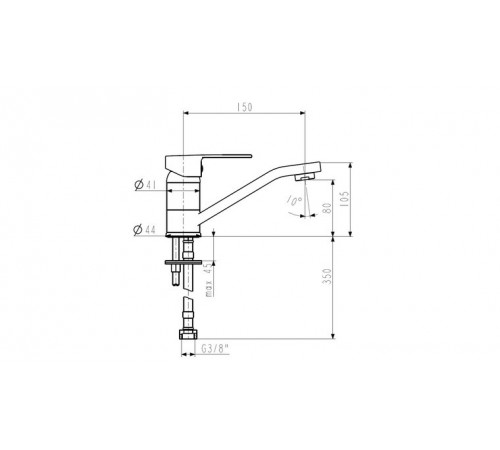 Смеситель для кухни Armatura Sofit 5112-715-00