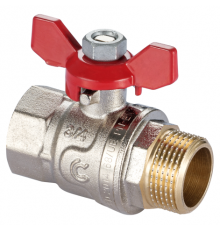 Кран шаровый вн./нар. 3/4" Calido S30 бабочка