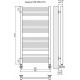 Полотенцесушитель водяной (AURORA) Аврора П20 500х1006 (4+6+6+4) TERMINUS