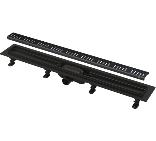 Трап для душа черный Simple APZ10BLACK-750M, Alcaplast водоотводящий желоб