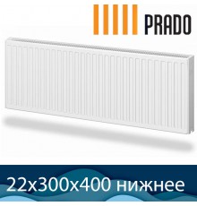 Стальной радиатор Prado Universal тип 22 300x400 с нижним подключением