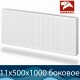 Стальной радиатор Лемакс Compact тип 11 500x1000 с боковым подключением