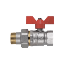 Кран шаровый c американкой вн./нар 3/4" F.I.V. PERFECTA бабочка