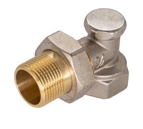 Запорный клапан для радиатора угловой 1/2″ СТМ ТЕРМО