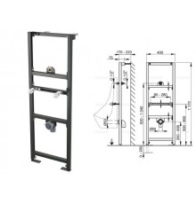 Рама для писсуара (высота монтажа 1,2 м), Alcaplast