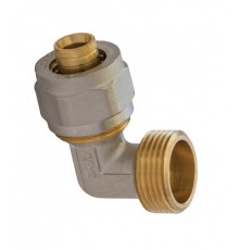Колено нар. 20x1/2" компрессионное APE 753L
