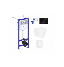 Комплект инсталляции и унитаза 7 в 1 Lavinia Boho Relfix Biore Compacto Rimless 87050178