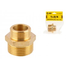 Ниппель ред. нар.-нар. 1X3/4, AV Engineering