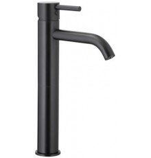 Смеситель для умывальника высокий черный Armatura Neda Black 5822-612-81