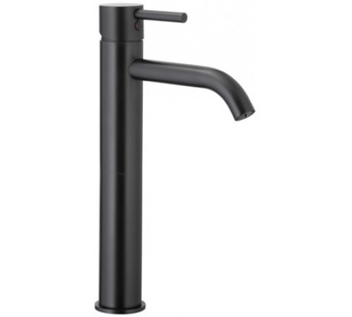 Смеситель для умывальника высокий черный Armatura Neda Black 5822-612-81
