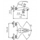 Смеситель для ванны с коротким изливом Armatura Piryt 444-040-00
