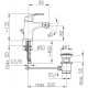 Смеситель для биде Armatura Krzem 4217-015-00
