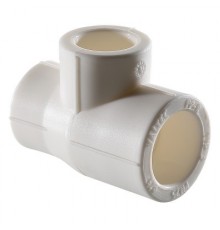 Тройник ПП 25х20х25 Valtec белый