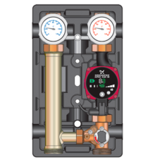 Насосная группа смесительная Meibes MK DN25 (1") Grundfos UPM3 Hybrid 25-70 левая