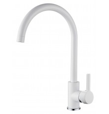 Смеситель для кухни Ledeme L4299W БЕЛЫЙ