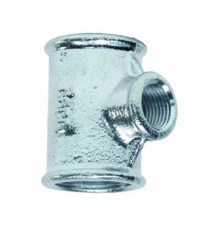 Тройник чугун оцинковка Gebo 1 1/2"х1"х1 1/2" в.р.