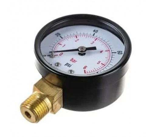 Манометр 1/4" 4 бар радиальный UNIPUMP