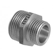 Ниппель НН 3/4"х1/2" TDM Brass никель