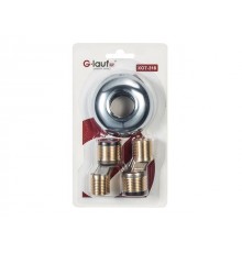 Эксцентрик с декоративной чашкой 3/4"х1/2" в блистере XOT-318 G.lauf (Эксцентрик 3/4" x "1/2" x 52 мм